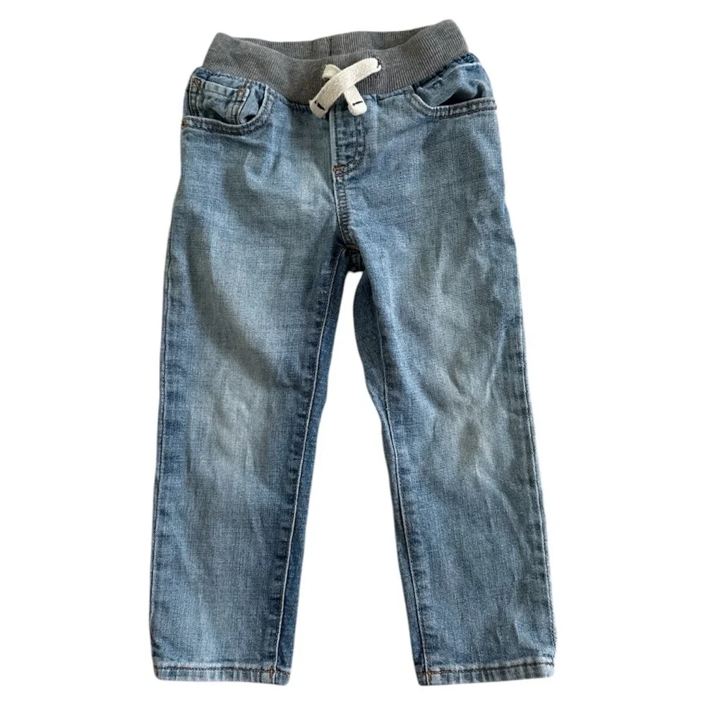 GAP Toddler Pull On Slim Jeans-Light Wash 3T